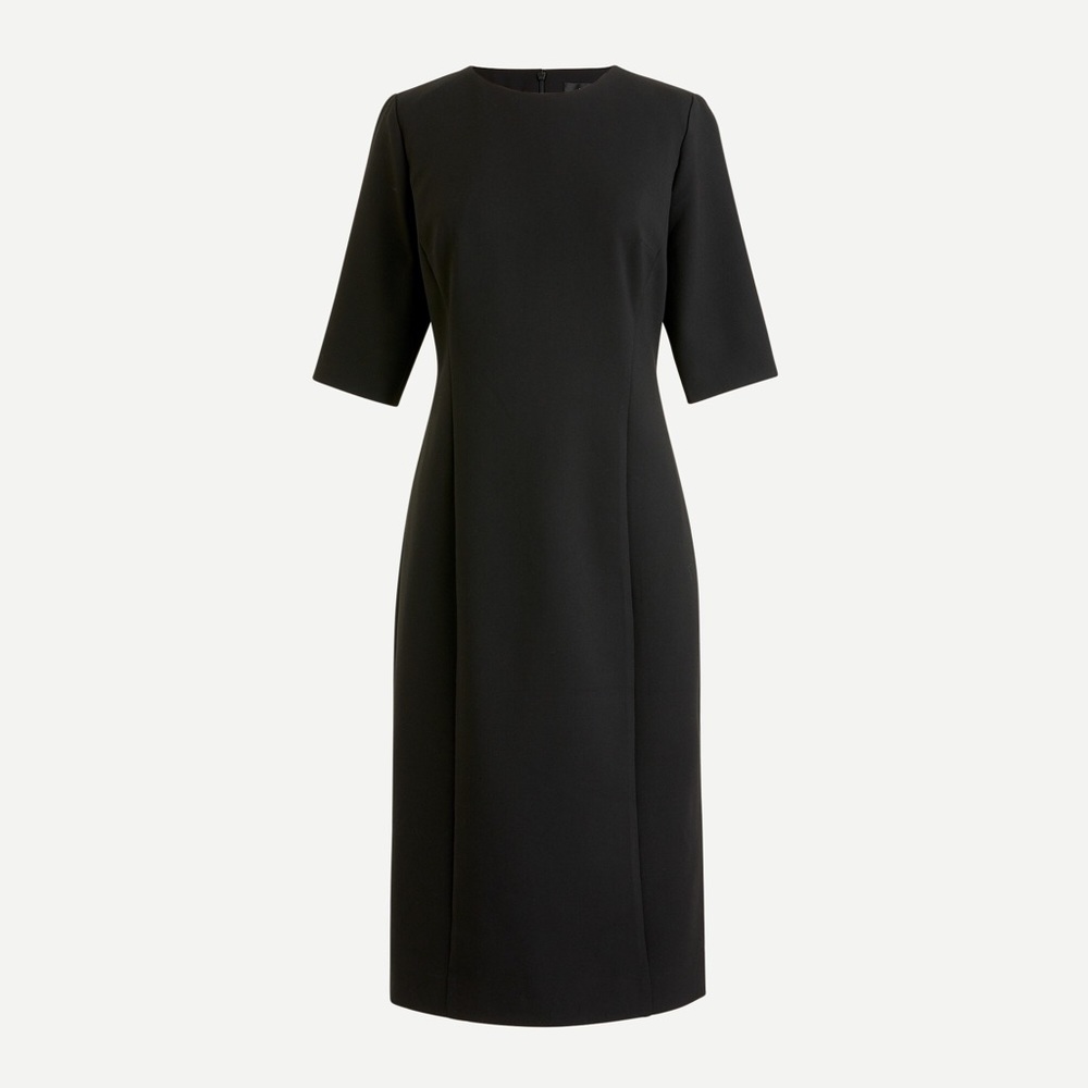 J.Crew Classic Sophisticated Elbow-Length, Knee-Length Sleeve Sheath Dress